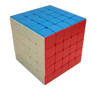 Kostka logiczna 5x5x5 MoYu Stickerless + podstawka kostki Rubika - Łamigłówki - miniaturka - grafika 1
