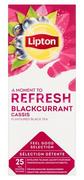 Herbata - Lipton Czarna aromatyzowana herbata Classic Blackcurrant 25 kopert - miniaturka - grafika 1