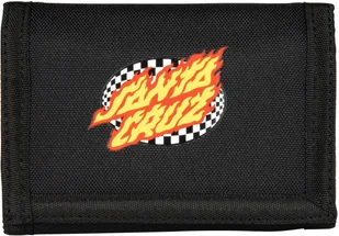 portfel SANTA CRUZ OVAL CHECK FLAME WALLET Black - Portfele - miniaturka - grafika 1