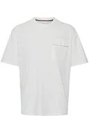 Koszulki męskie - Blend Męski T-shirt, 110602/Snow biały, XL - miniaturka - grafika 1