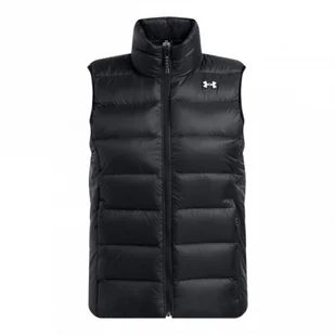 Damski bezrękawnik puchowy pikowany Under Armour Legend Down Vest - czarny - UNDER ARMOUR - Kamizelki damskie - miniaturka - grafika 1