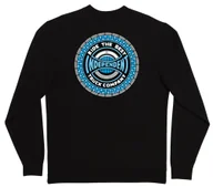 Bluzy męskie - bluza męska INDEPENDENT TILE SPAN EMBROIDERED CREW MIDWEIGHT SWEATSHIRT BLACK - miniaturka - grafika 1