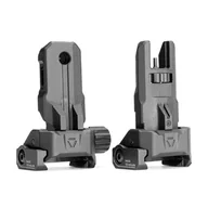 Osprzęt do wiatrówek - Strike Industries - Celownik przeziernikowy Strike Polymer Backup Sights - Składany - Picatinny - Czarny - SI-SPBUS - miniaturka - grafika 1