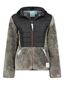 Kurtki damskie - Geographical Norway Kurtka polarowa "Typologie" w kolorze czarno-szarym - miniaturka - grafika 1