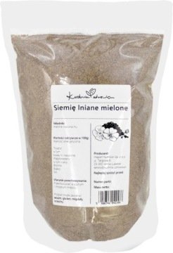 Siemię lniane mielone 1kg Mąka Lniana Len Mielony Kuchnia Zdrowia