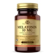 Suplementy naturalne - Melatonina 10 mg 60 tabl. (Solgar) - miniaturka - grafika 1