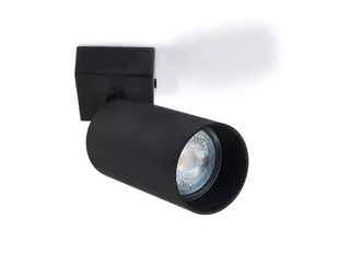 Oprawa halogenowa natynkowa ścienno - sufitowa LED Viki-L x1 - Czarna - Oprawy, klosze i abażury - miniaturka - grafika 1