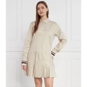 Sukienki - Tommy Hilfiger Sukienka GLOBAL STP SHORT LS - miniaturka - grafika 1