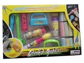 Zabawki kreatywne - KREDA KOLOROWA CHODNIKOWA TABLIC ZESTAW AKCESORIA - miniaturka - grafika 1