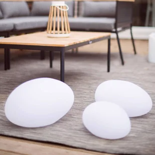 Lampa solarna LED Globy kształt kamienia, 26,5 cm - Lampy ogrodowe - miniaturka - grafika 5