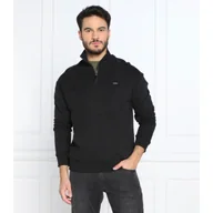 Bluzy męskie - Calvin Klein Bluza QUARTER ZIP | Comfort fit - miniaturka - grafika 1