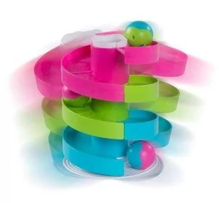 Fat Brain Toys Fat Brain Toys  -  kołyszący się tor dla kulek Wobble Run - Zabawki interaktywne dla dzieci - miniaturka - grafika 1