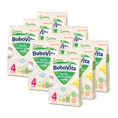 Kaszki dla dzieci - BoboVita Kaszka mleczno-ryżowa wanilia po 4 miesiącu ZESTAW 9 x 230 g - miniaturka - grafika 1