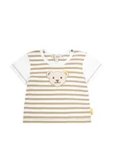 Kaftaniki dla niemowląt - Steiff Koszulka w kolorze białym - miniaturka - grafika 1