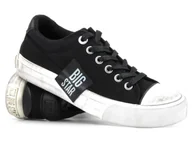 Trampki damskie - Trampki damskie przed kostkę - BIG STAR JJ274354, czarne - Big Star - miniaturka - grafika 1