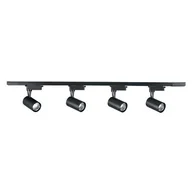 Lampy pozostałe - Zestaw szynowy DPM X-Line STR-4X15W-B 2 m Czarny - miniaturka - grafika 1