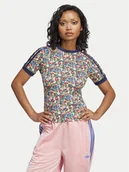 Koszulki i topy damskie - adidas T-Shirt Liberty London Cali JC7776 Kolorowy Slim Fit - miniaturka - grafika 1