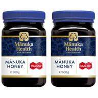 Miód - Manuka Health Miód Nektarowy Manuka MGO® 250+ Zestaw 2 x 500 g - miniaturka - grafika 1