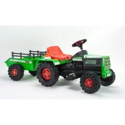 Pojazdy elektryczne dla dzieci - INJUSA Traktor Na Akumulator Basic 6V + Przyczepka - miniaturka - grafika 1