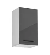 Szafki kuchenne - Szafka kuchenna, wisząca, Frida, 40x30x72 cm, biały, grafit, połysk - miniaturka - grafika 1