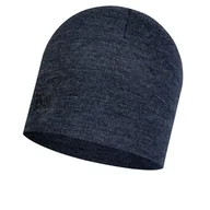Czapki i chusty sportowe męskie - Czapka Buff Merino Midweight Hat 118007.779.10.00 - granatowa - miniaturka - grafika 1