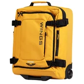 Walizki - WINGS Walizka miękka Mała kabinowa 20" ROOK yellow - miniaturka - grafika 1