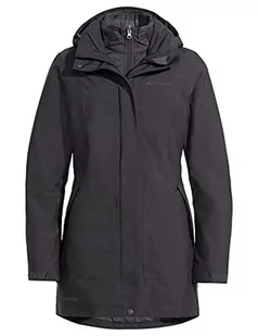 Vaude Idris III 3in1 Parka Women, czarny EU 42 | L 2021 Kurtki przeciwdeszczowe 424026780420 - Kurtki damskie - miniaturka - grafika 1