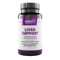Witaminy i minerały - Human Protect Liver Support 60kaps. Wsparcie Wątroby - miniaturka - grafika 1