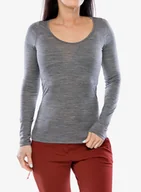 Bluzki damskie - Bluza damska Icebreaker Siren L/S Sweetheart - gritstone - miniaturka - grafika 1