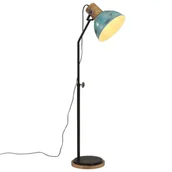 Lampy stojące - vidaXL Lampa stojąca, 25 W, postarzany niebieski, 30x30x100-150cm, E27 - miniaturka - grafika 1
