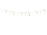 Dekoracje sali - Party Deco Baner flagi pastelowy - 210 cm - 1 szt. FLG16 - miniaturka - grafika 1