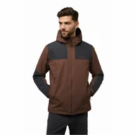 Kurtki męskie - Męska kurtka zimowa Jack Wolfskin JASPER INS JKT M hot choc - M - miniaturka - grafika 1