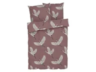 Pościel - LIVARNO home Pościel dwustronna z mikrowłókna satynowego, 220 x 200 cm (różowy/ptak) - miniaturka - grafika 1