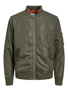 Bestseller A/S Męska kurtka bomberka JJEOCEAN Bomber SN, Dusty Olive, XL, Dusty Olive - Kurtki męskie - miniaturka - grafika 1