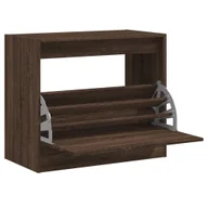 Szafki na buty - vidaXL Szafka na buty brązowy dąb 80x42x69 cm materiał drewnopochodny - miniaturka - grafika 1