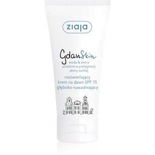 Ziaja GDANSKIN Rozświetlający krem na dzień SPF15 50ml - Balsamy i kremy do opalania - miniaturka - grafika 1