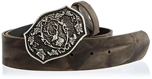 MGM Unisex pasek do stroju ludowego z paskiem jelenia, szaro-stare srebro, 115, szaro-stare srebro, 115 - Paski - miniaturka - grafika 1