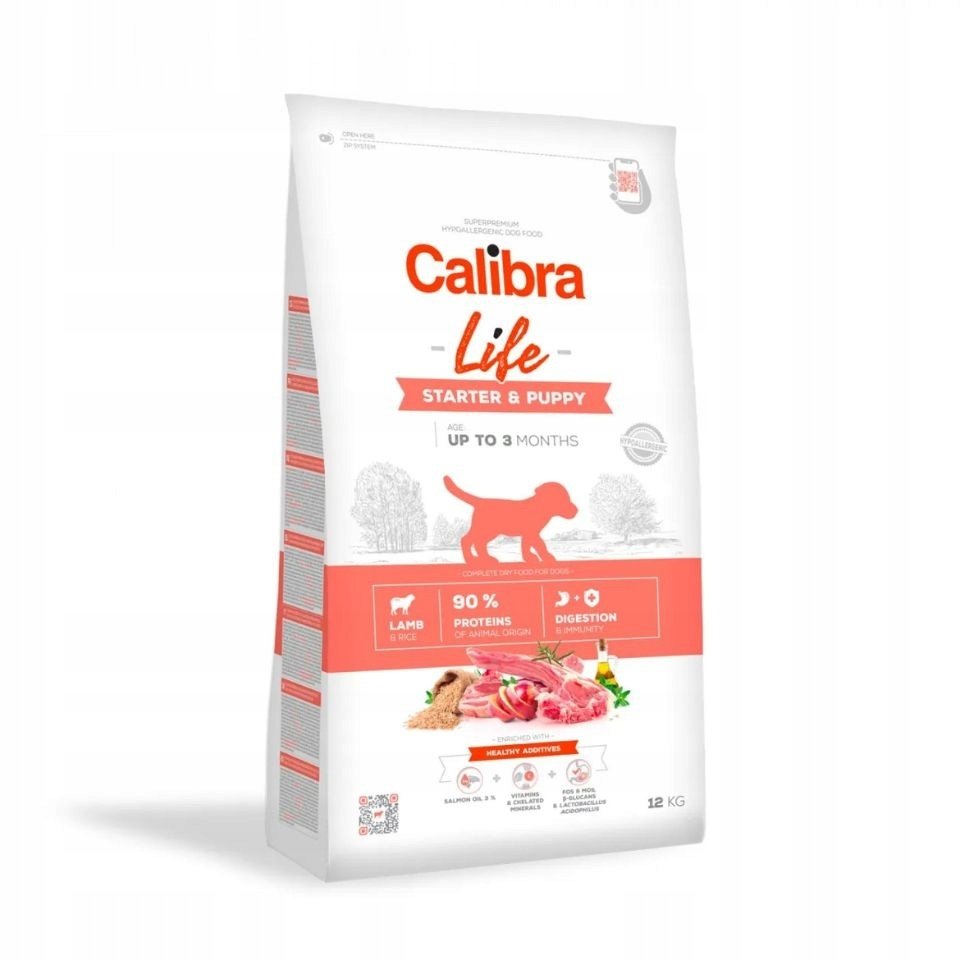 Calibra Dog Life Starter and Puppy Lamb 12 kg