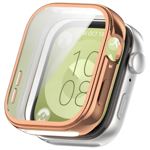 Pełne etui ochronne 360° Vanfone do Huawei Watch Fit 3, różowe złoto - Akcesoria do smartwatchy - miniaturka - grafika 1