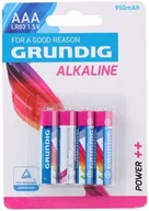 Baterie i akcesoria - Grundig Bateria alk. Power ++ LR03/4szt - miniaturka - grafika 1