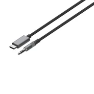 Adaptery i przejściówki - Kabel adapter DAC z USB-C na Jack 3,5mm 1m szary - miniaturka - grafika 1