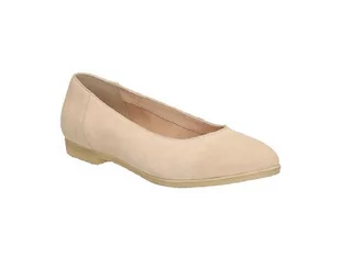 Clarks, Baleriny damskie, Ffion Ivy, beżowy, rozmiar 37 1/2 - Baleriny - miniaturka - grafika 1