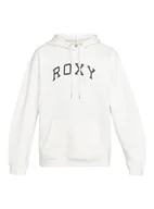 Bluzy damskie - Roxy Top Surf Stoked Bluza Brushed E Kobieta Biała S - miniaturka - grafika 1
