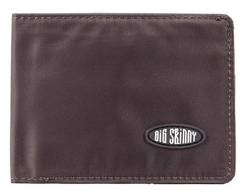 Big Skinny L-Fold Passcase wąski portfel, pomieści do 30 kart, brązowy