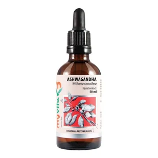 MyVita Ashwagandha - ekstrakt w kroplach 50ml 21PRNASHEK - Suplementy naturalne - miniaturka - grafika 1