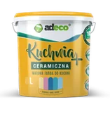 Farby wewnętrzne - Adeco Kuchnia+ matowa farba ceramiczna do kuchni 2.5l/5l (5 L) - miniaturka - grafika 1