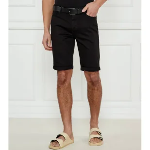 HUGO Jeansowe szorty 634 Tapered fit - Spodenki męskie - miniaturka - grafika 1