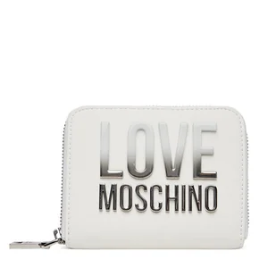 Mały Portfel Damski LOVE MOSCHINO JC5732PP0MKD0100 Biały - Portfele - miniaturka - grafika 1