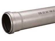 Odpływy liniowe - Rura PVC 50x2.5x250 popiel sanitarna - miniaturka - grafika 1