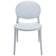 Fotele i krzesła ogrodowe - KRZESŁO ogrodowe na taras do kuchni jadalni NOWOCZESNE plastikowe - miniaturka - grafika 1